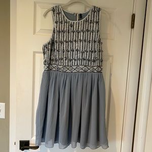 Topshop Jeweled Dress